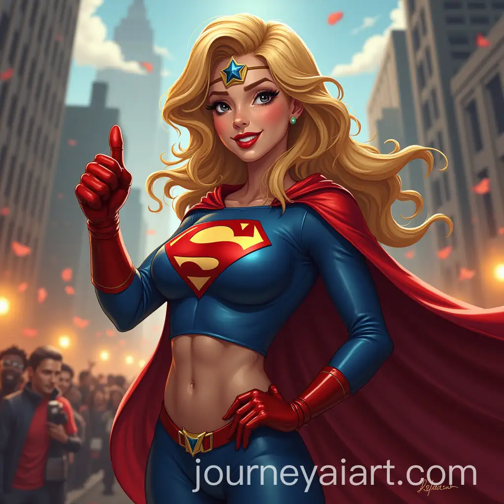 Constitutional-Heroine-Giving-Thumbs-Up-to-Audience