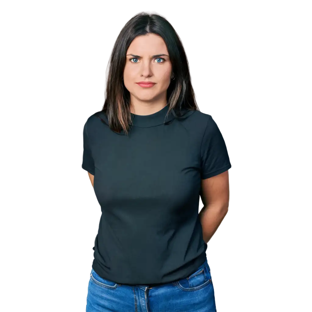 Professional-PNG-Portrait-American-Woman-with-a-Slightly-Round-Face-and-Collared-Shirt