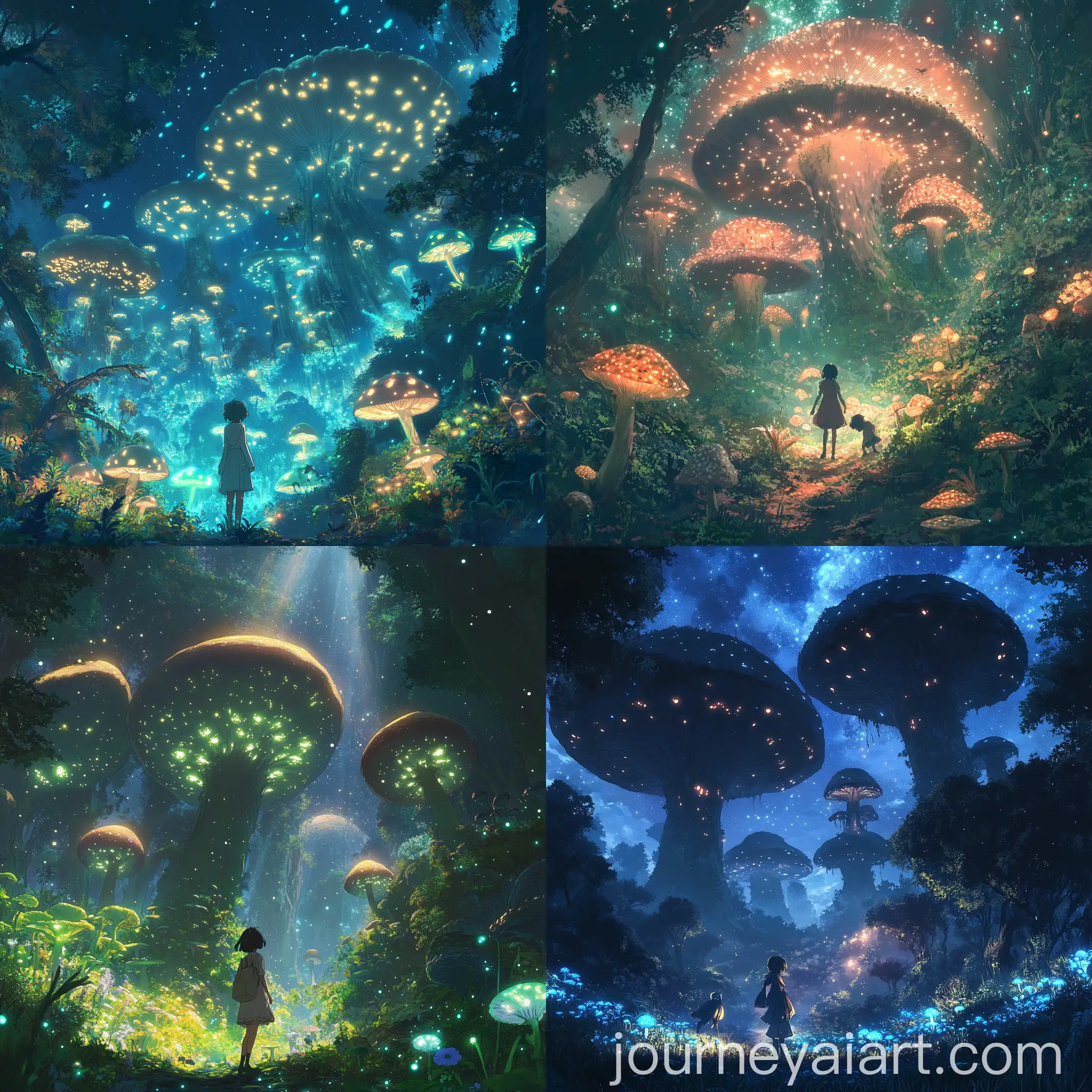 Enchanted-Forest-with-Giant-Mushrooms-and-Ethereal-Creatures