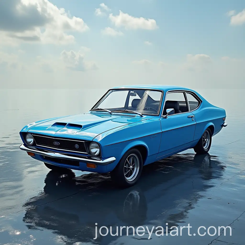 1974-Ford-Cortina-GT-Fastback-in-Azul-with-Rear-Side-View