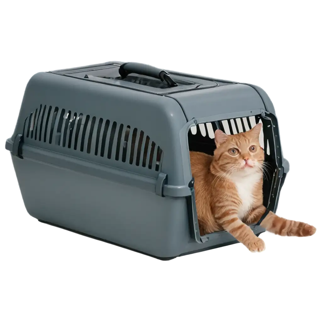 Cat-Carrier-PNG-Image-HighQuality-Transparent-Illustration-for-Versatile-Use