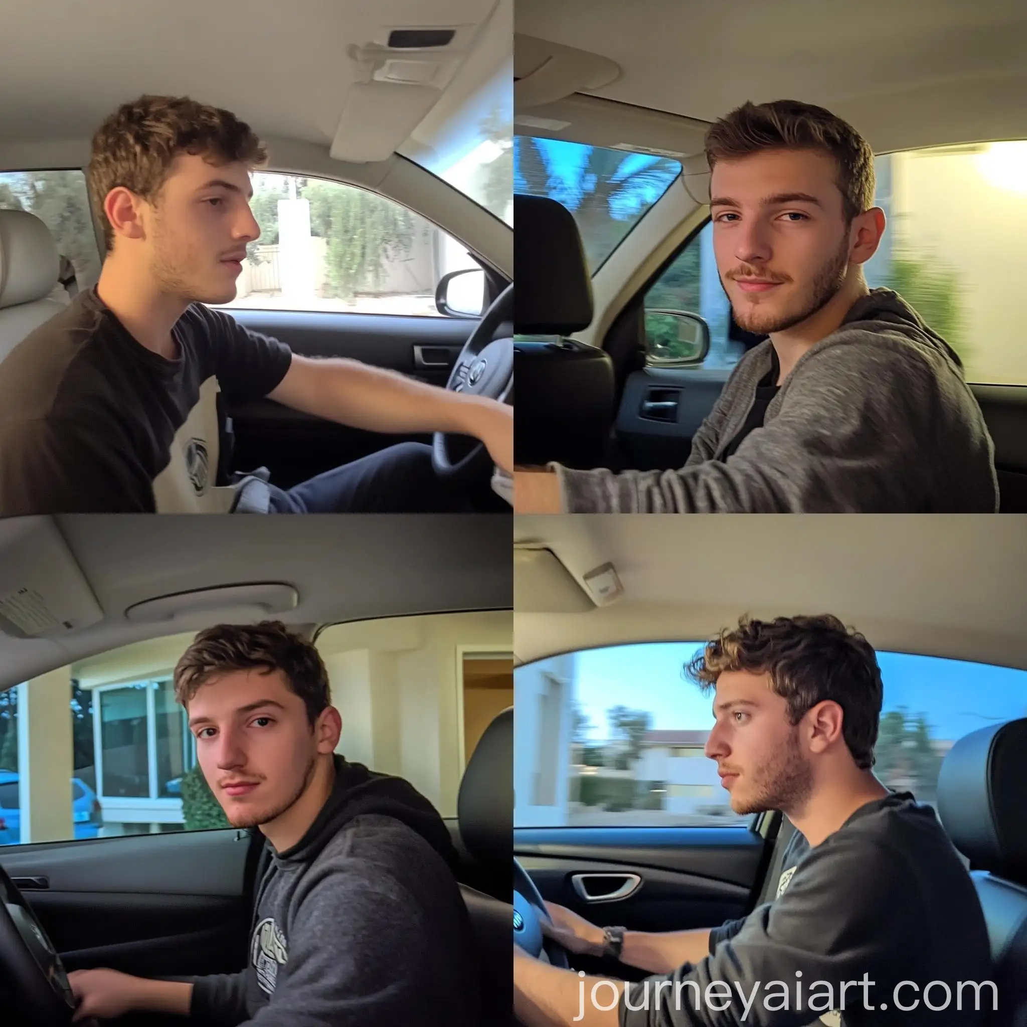 Excited-New-Driver-in-Kia-Car-Journey