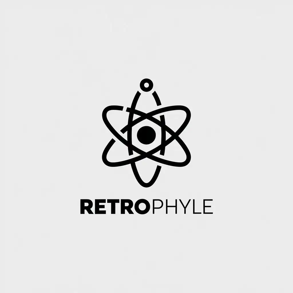 LOGO Design for Retrophyle Streamlined Atomic Skyline Bold Minimalistic Style for Retail Industry