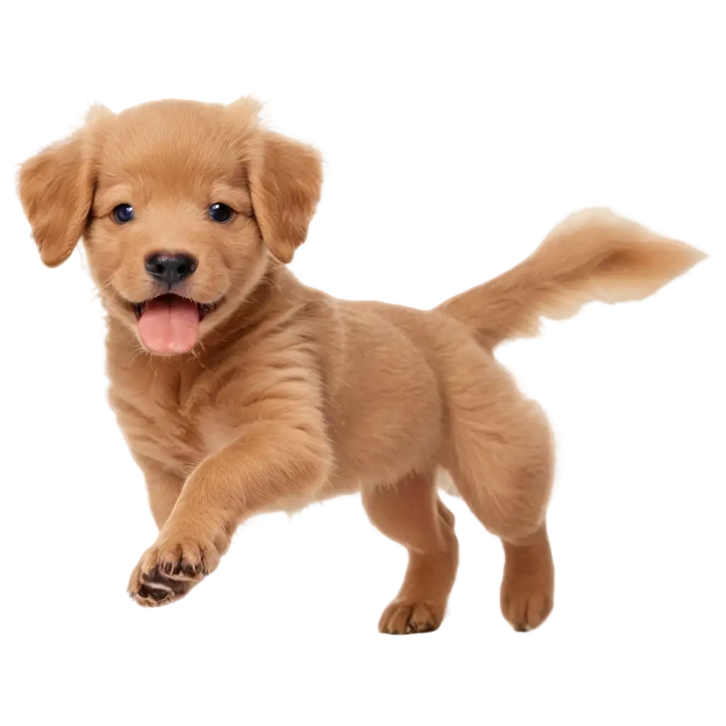 Cute-Puppy-Jumping-with-Tongue-Out-PNG-Perfect-for-HighQuality-Image-Use