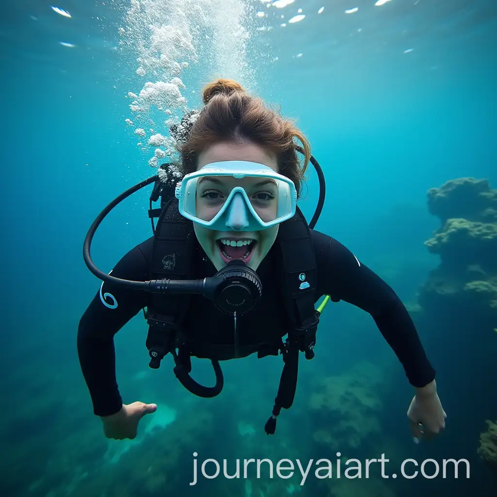 Happy-Diver-with-JawWide-Smile-Underwater