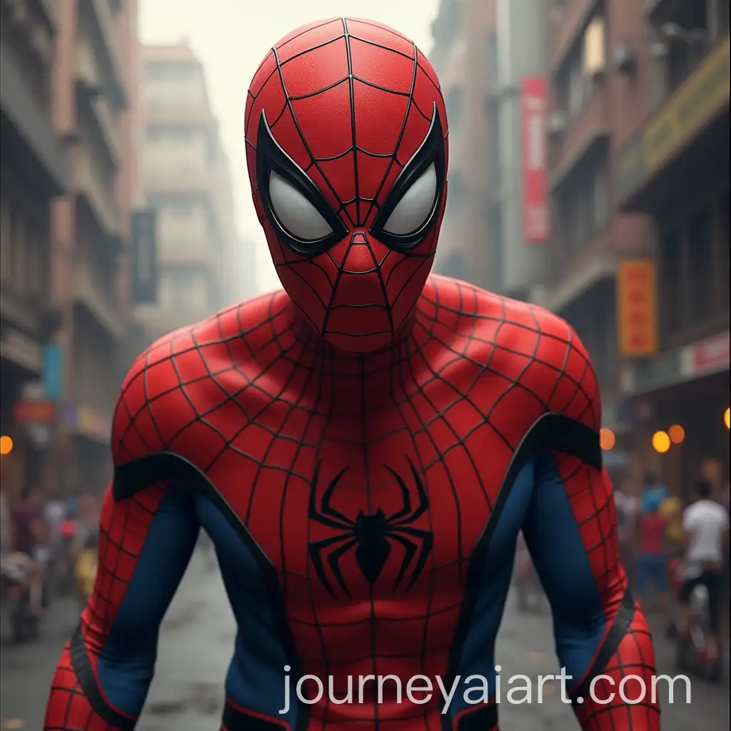 Spiderman-Reimagined-in-Traditional-Indian-Attire-and-Setting