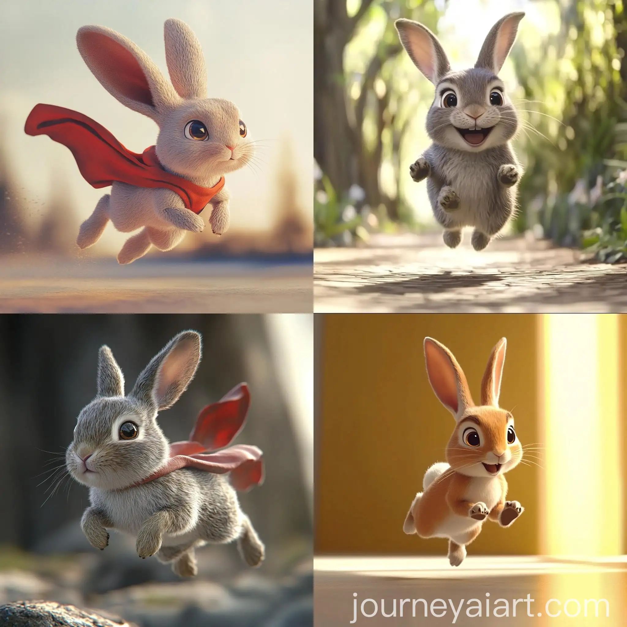 Powerful-Rabbit-Running-with-Super-Speed-Animation