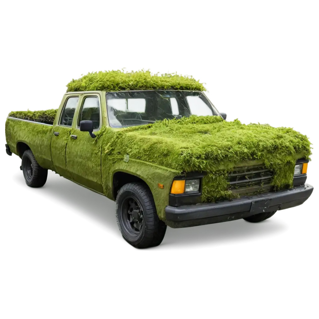 Pickup-Truck-Covered-in-Moss-PNG-HighQuality-Transparent-Image-for-Creative-Projects