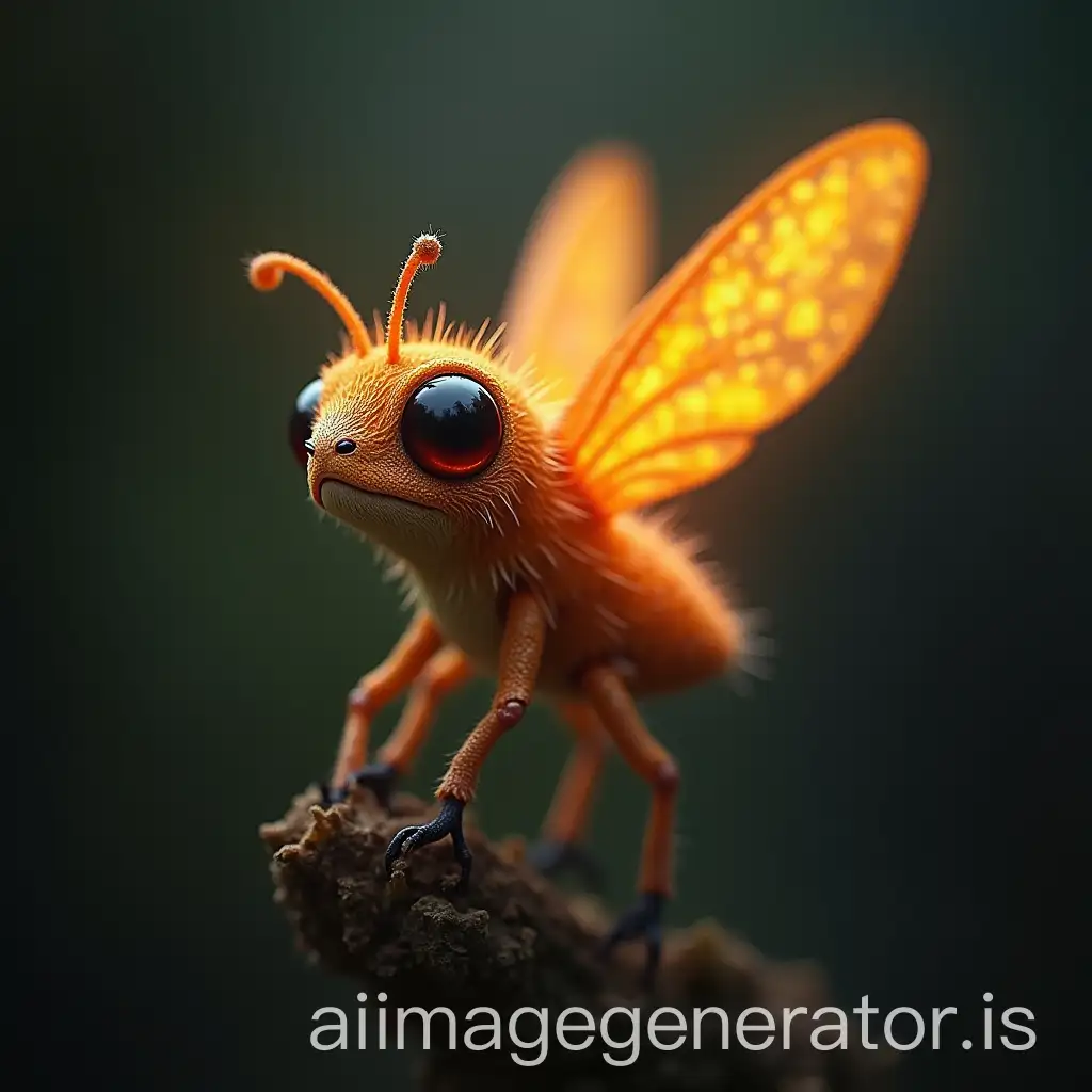 Tiny-Fantasy-Creature-Resembling-a-Firefly