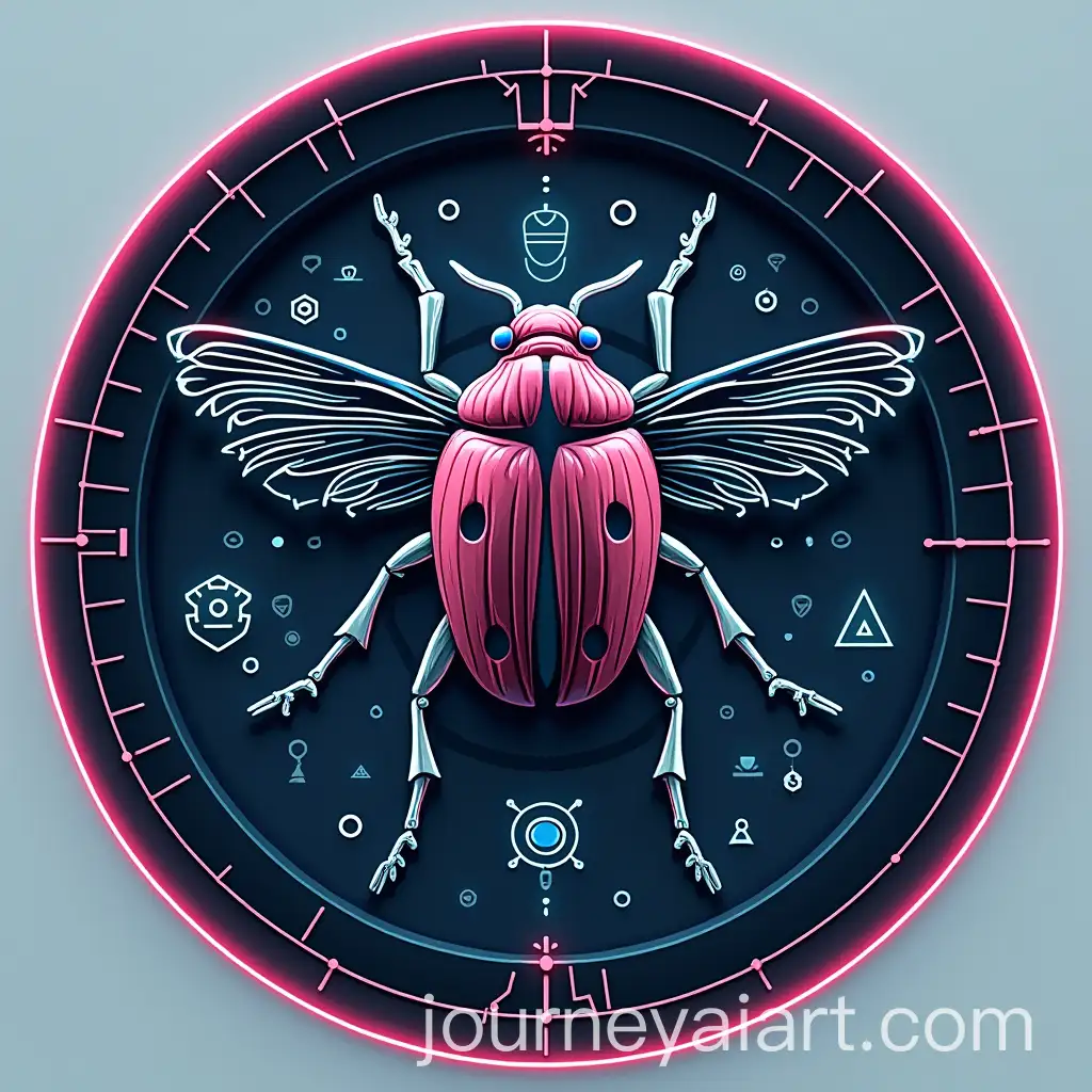 Emblem-of-SecretsAI-Art-Prompt-Expansion-of-Smart-Wars-Featuring-AI-Robots-and-Bugs