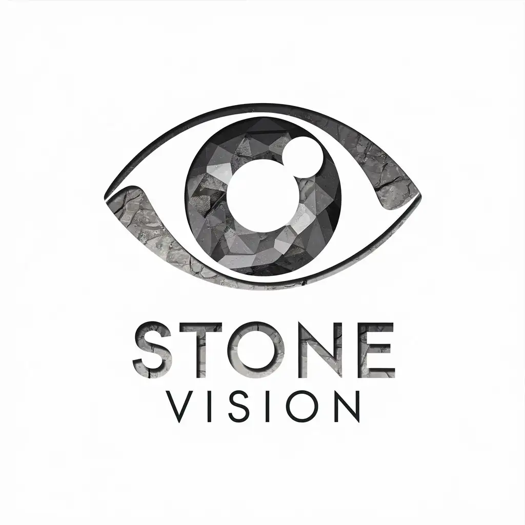 LOGO Design for Stone Vision Minimalist Pure Color Symbol for Versatile Industry Use