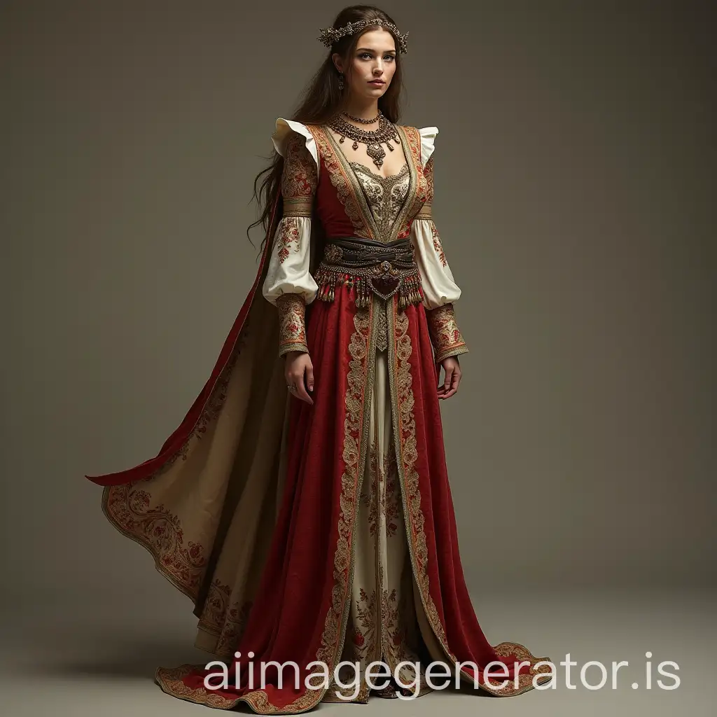 Byzantine-Inspired-Fashion-Costume-with-Elaborate-Garments