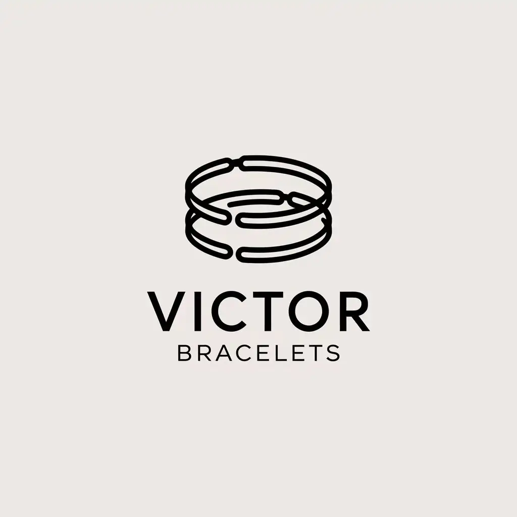 LOGO-Design-for-Victor-Bracelets-Minimalist-Elegance-with-Spa-Industry-Aesthetics