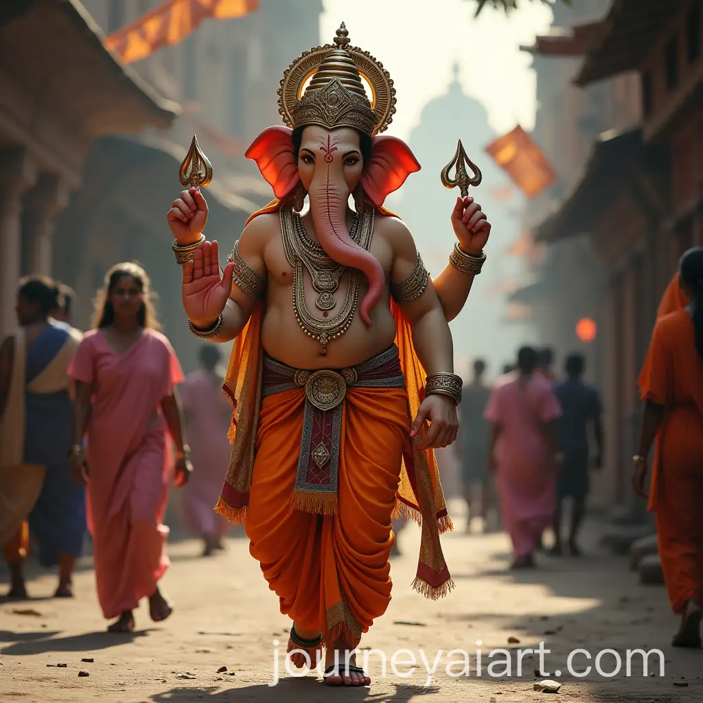 Ganesha-Walking-the-Streets-of-India