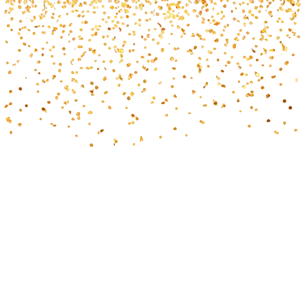 confetti gold