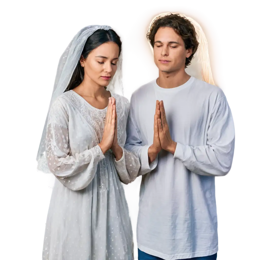 Powerful-PNG-Image-of-a-Couple-Praying-to-God-with-Angelic-Glow