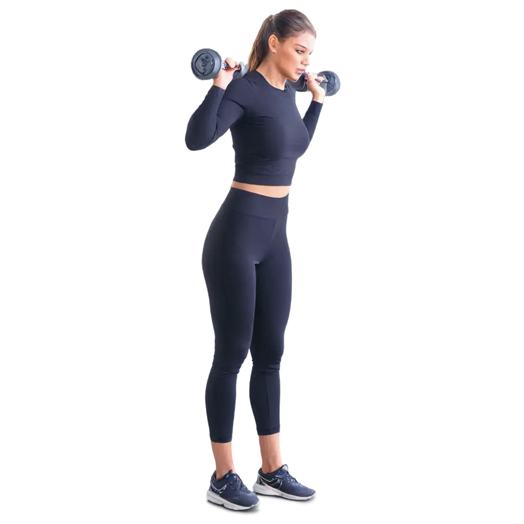 HighQuality-PNG-Image-of-a-Woman-Exercising-with-Weights