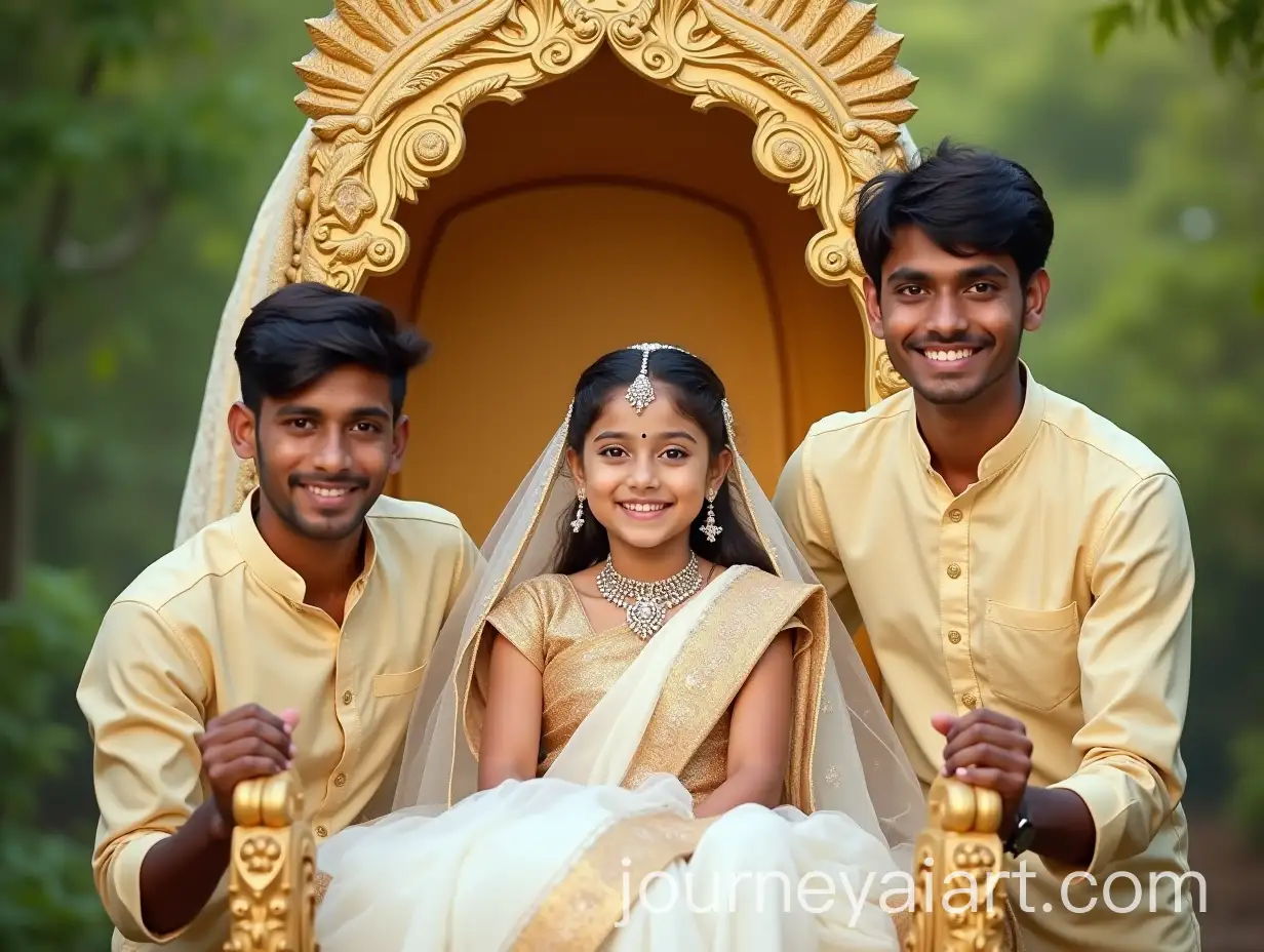 Elegant-Indian-Girl-in-Traditional-Palanquin-at-a-Joyous-Wedding-Celebration