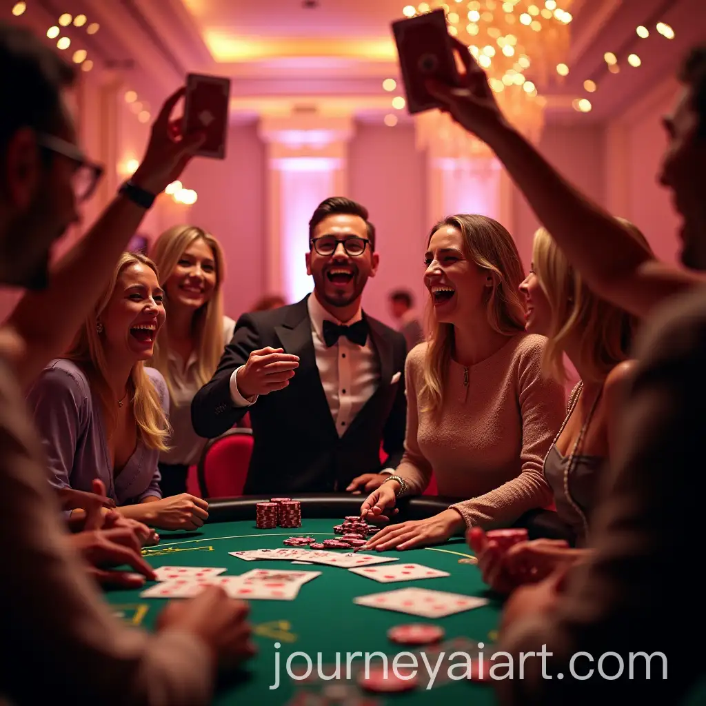 Celebratory-Casino-Scene-with-People-Cheering-and-Playing-Cards