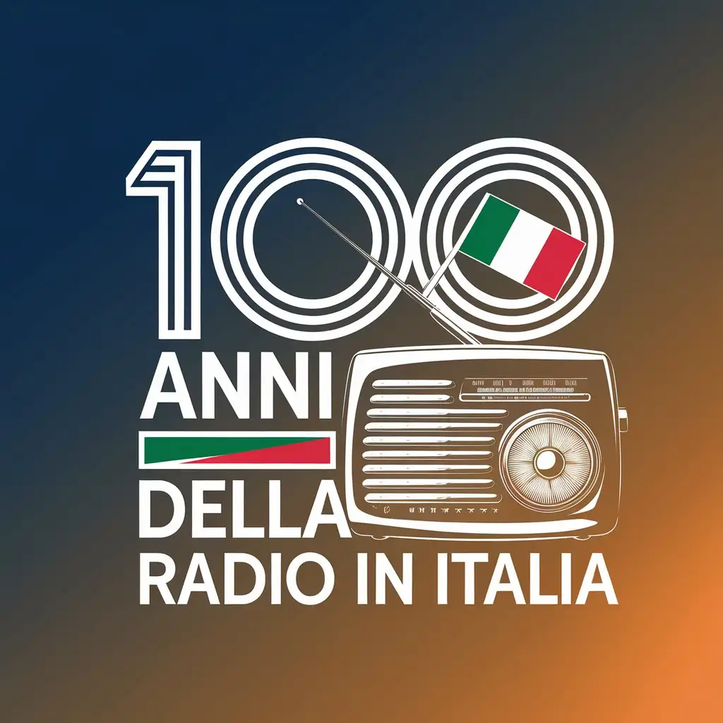 Logo-Design-for-100-Years-of-Radio-Celebration-in-Italy