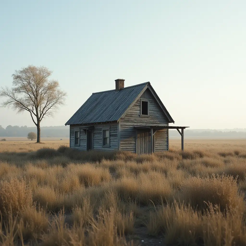 A house in the middle of nowhere