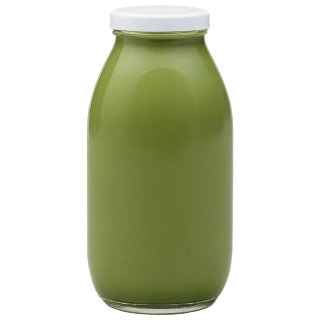 Milk-Green-Tea-in-a-Bottle-PNG-Image-Without-Brand-Label-for-Versatile-Use