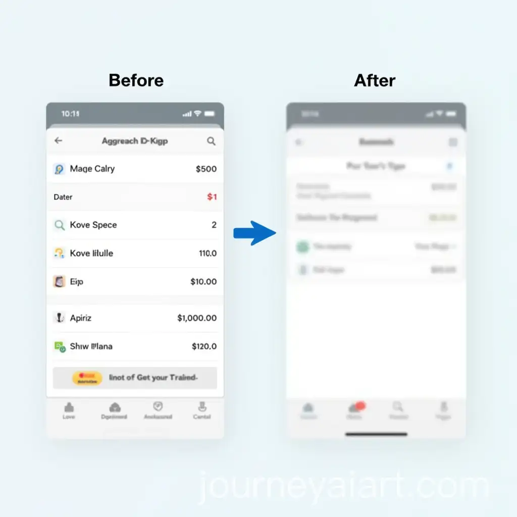 Mobile-Checkout-Screen-Design-Before-and-After-Comparison