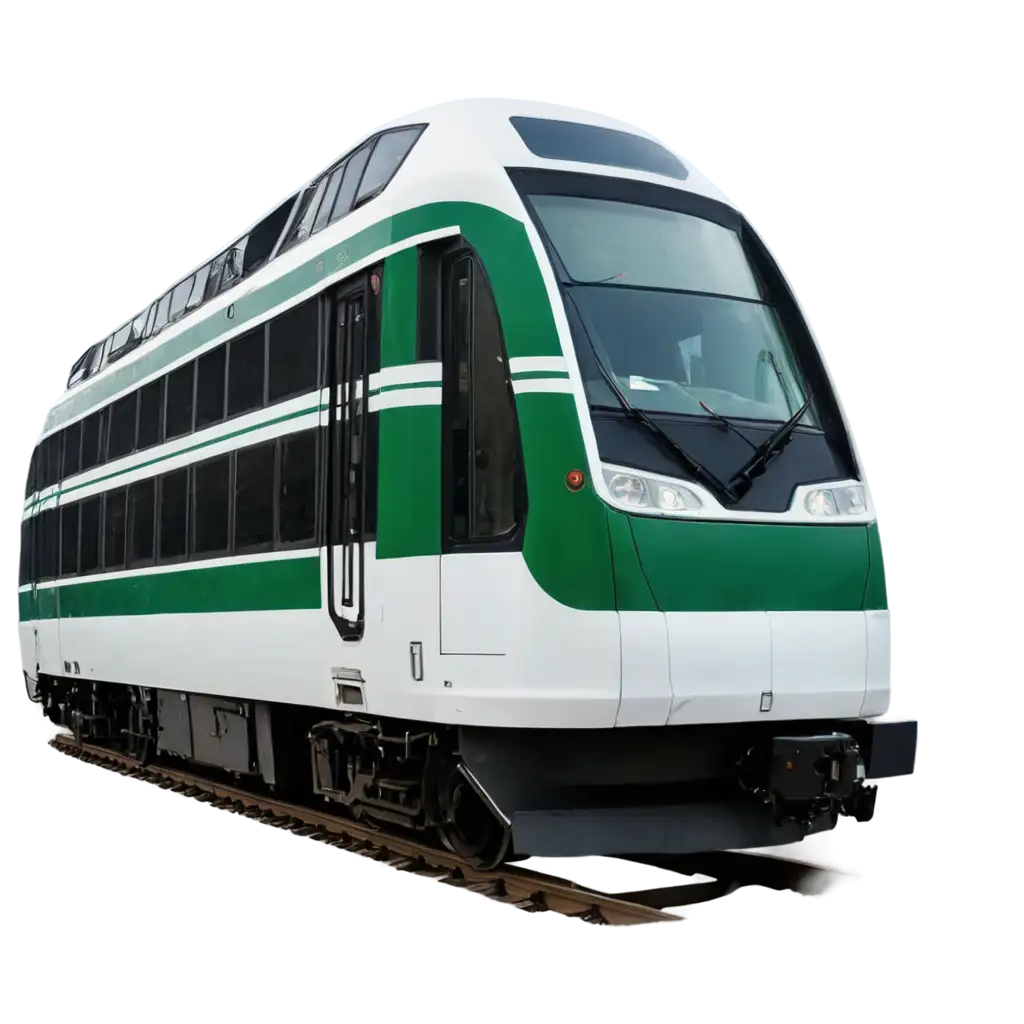 White-and-Green-Train-Shaped-Like-a-Logo-PNG-HighPNG-Image-Usage-GuideQuality-Image-for-Branding-and-Design