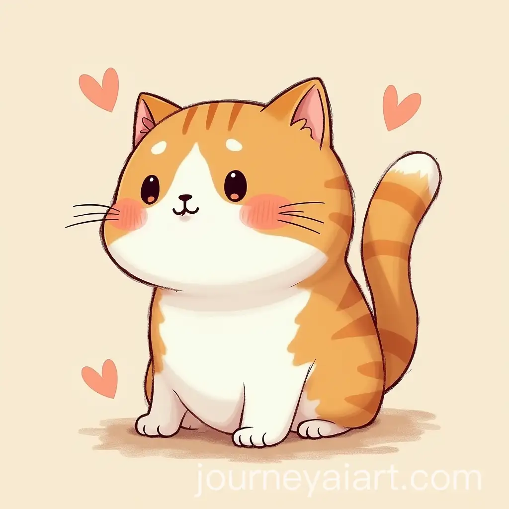 Cute-Cat-in-Japanese-Culture-Drawing-Art-Style