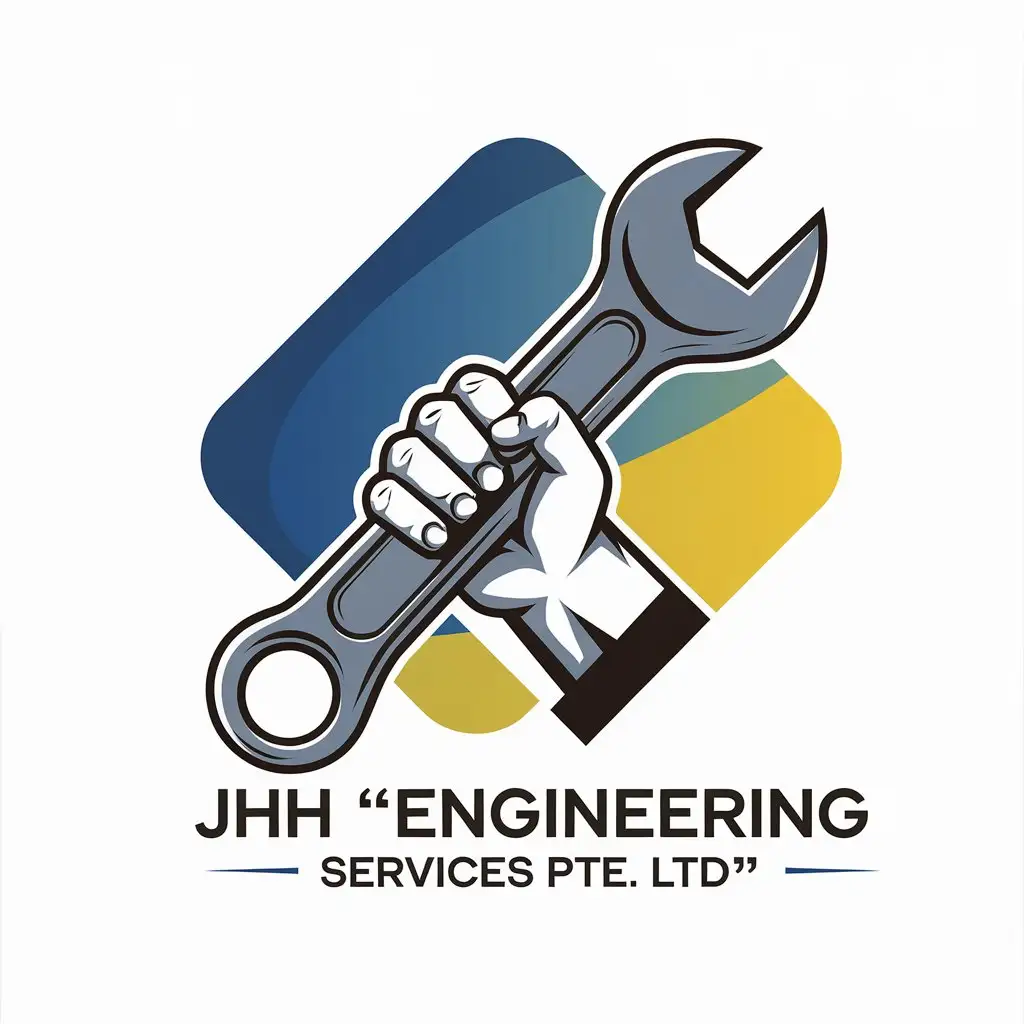 LOGO Design for JHH Engineering Services PTE LTD Minimalistic Ducting Painting and Renovation Theme