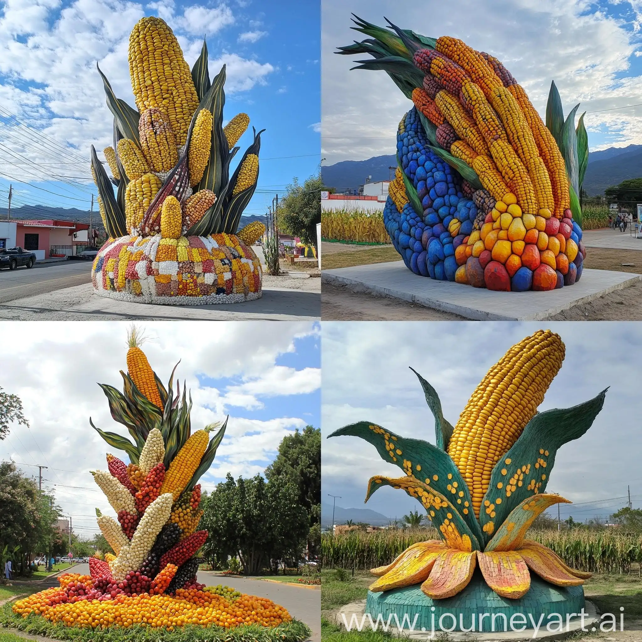 Urban-Sculpture-Theme-Corn-in-Municipality-of-Tesistan-Jalisco