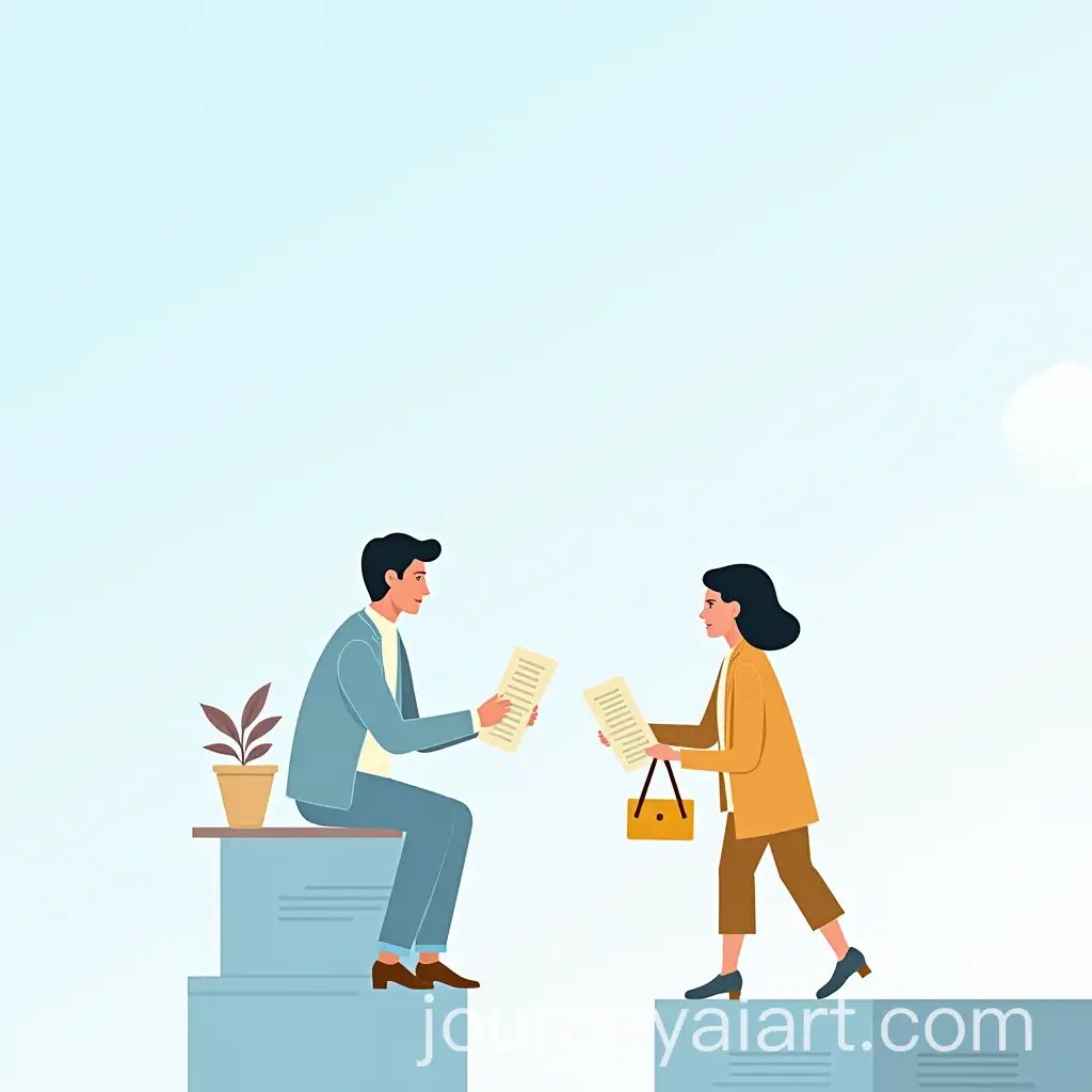 Office-Workers-Exchanging-Documents-on-Rooftop-with-SunscreenTo-Tiu-v-M-Rng-Protection