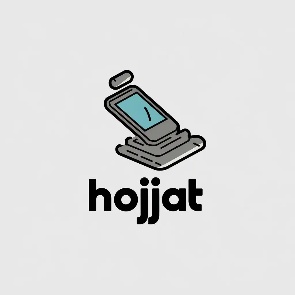 LOGO-Design-for-Hojjat-Modern-Mobile-Vector-Logo-on-Clear-Background