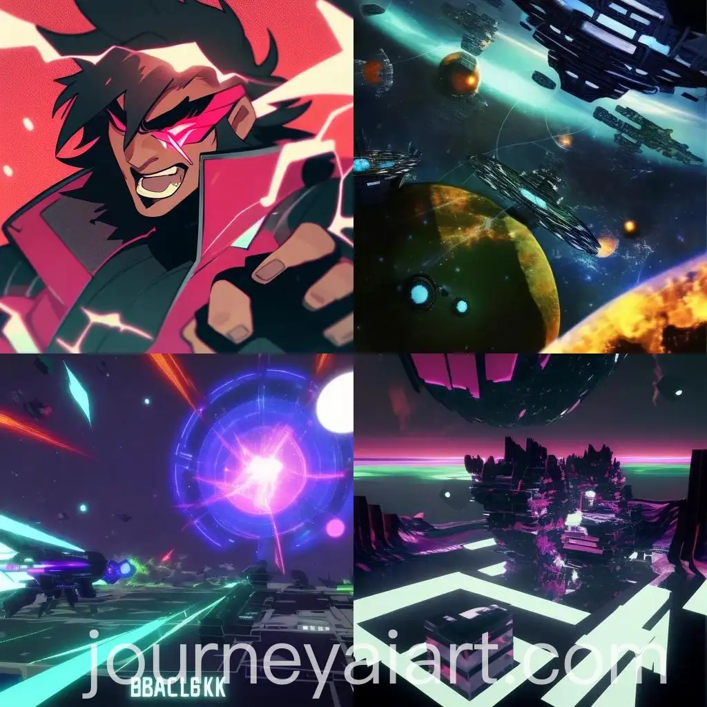 Vibrant-Fantasy-Game-Scene-with-Black-Knight-and-Castle