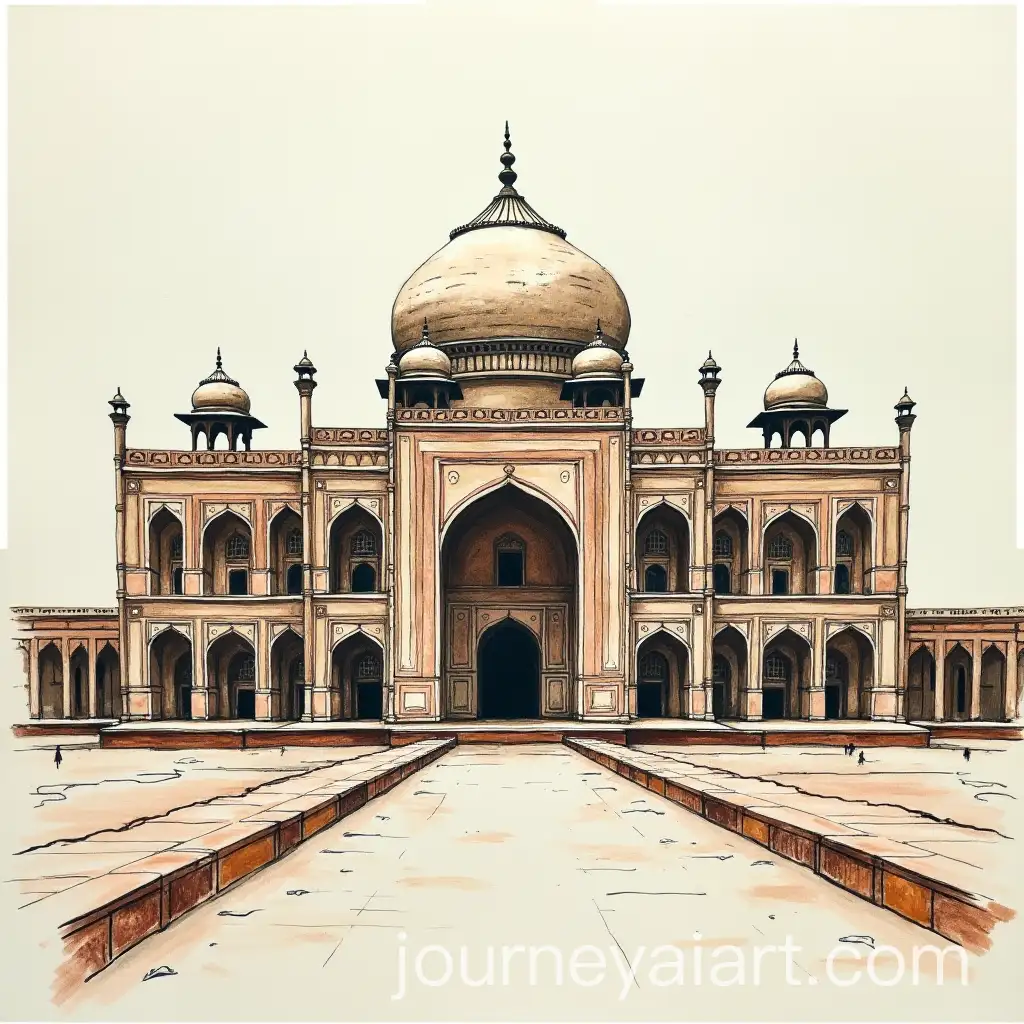 Traditional-Indian-Court-Scene-with-Architectural-Details