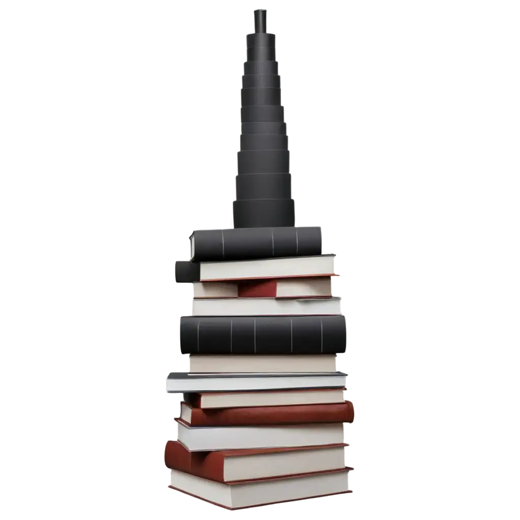 PNG-Image-Books-of-Architecture-Stacked-in-Artistic-Arrangement