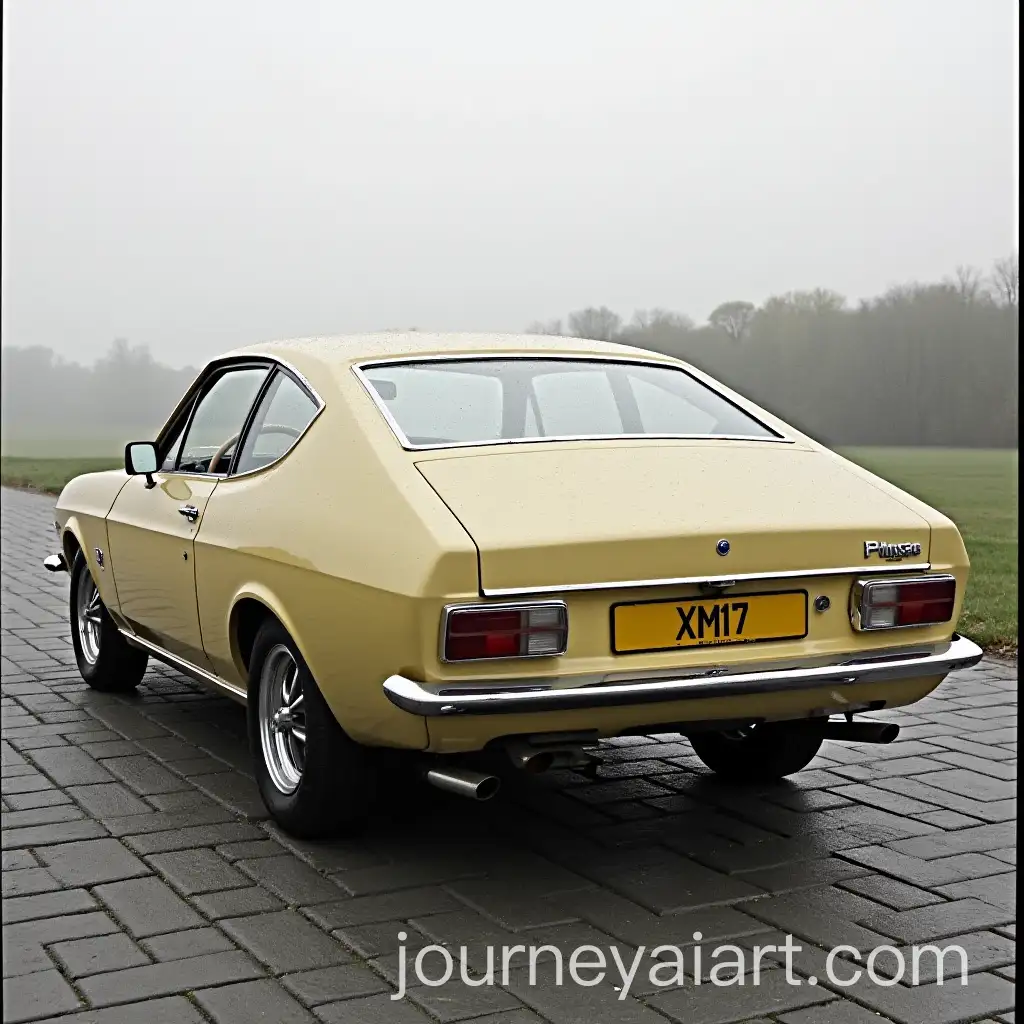 1974-Ford-Cortina-Fastback-and-AMX-GT-Fastback-in-Rear-Lateral-View