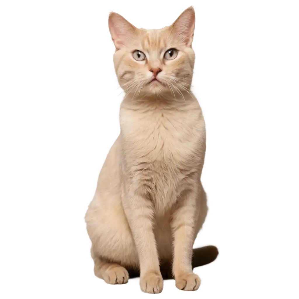 LightColored-Cat-PNG-Image-HighResolution-Feline-Portrait