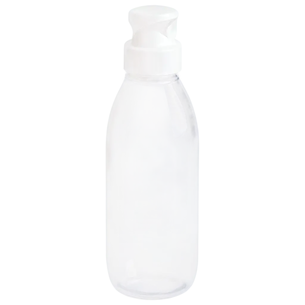 HighQuality-PNG-Image-of-a-Bottle-with-Liquid-and-White-Plastic-Cap