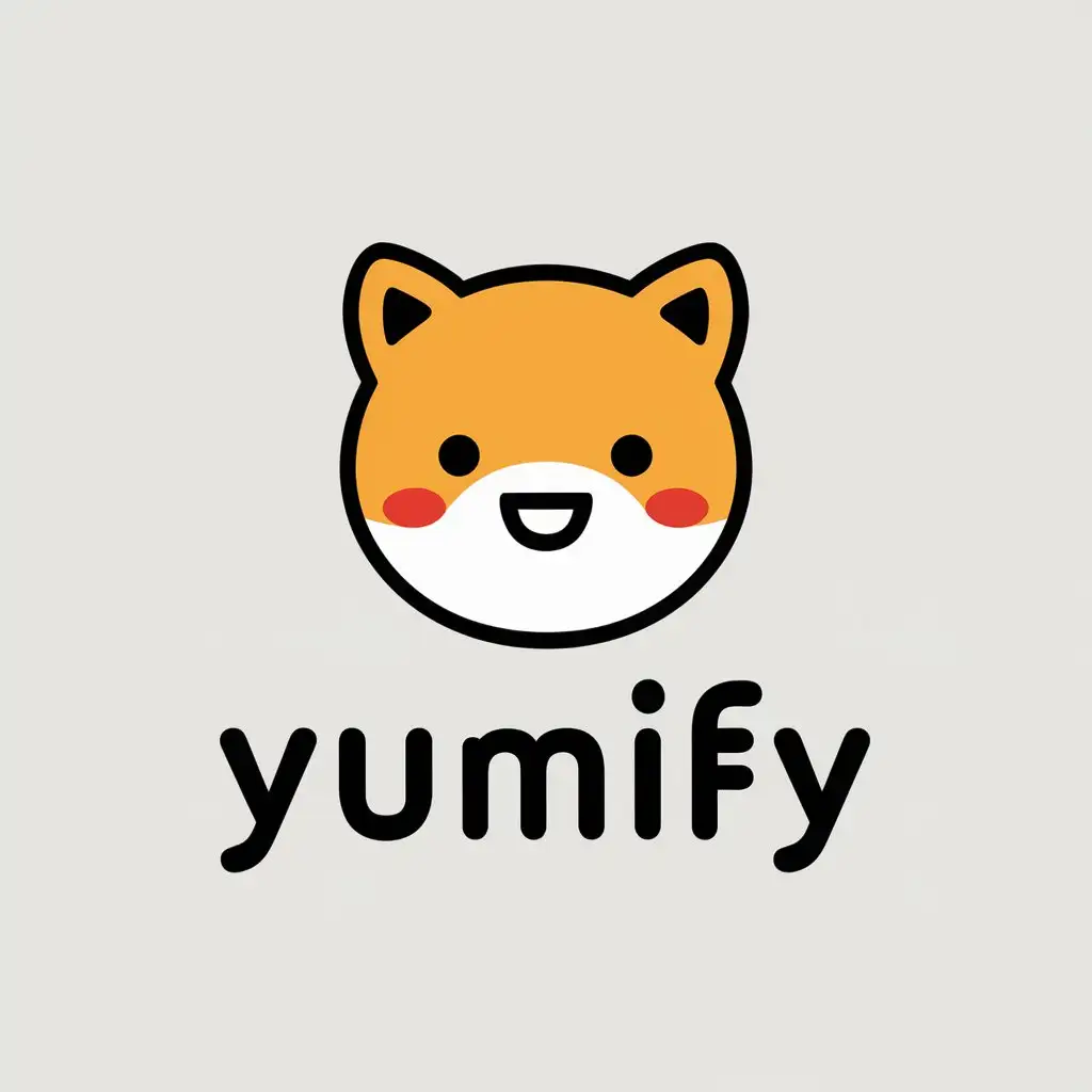 a vector logo design,with the text "Yumify", main symbol:cute,Moderate,clear background