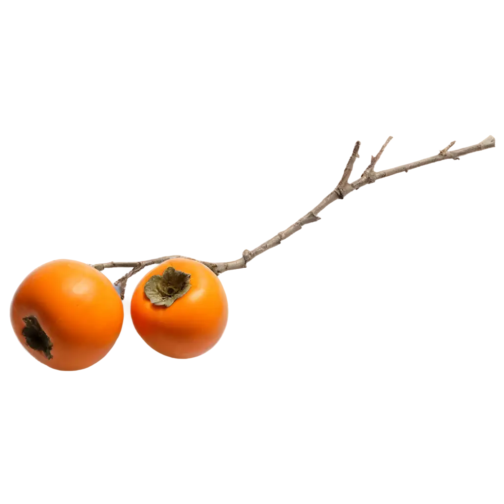 Persimmon-Branch-PNG-Image-for-Clear-HighQuality-Visuals