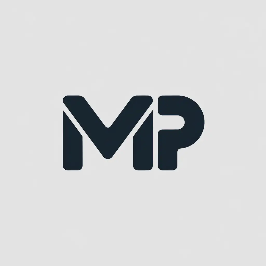 LOGO Design For MP Developer Inspired Minimalist Design