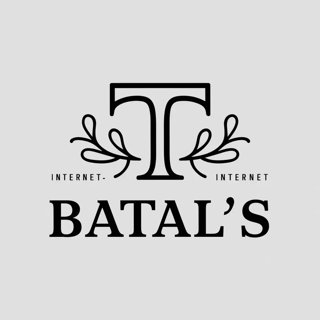 LOGO-Design-For-Batals-Modern-TShaped-Symbol-for-the-Internet-Industry