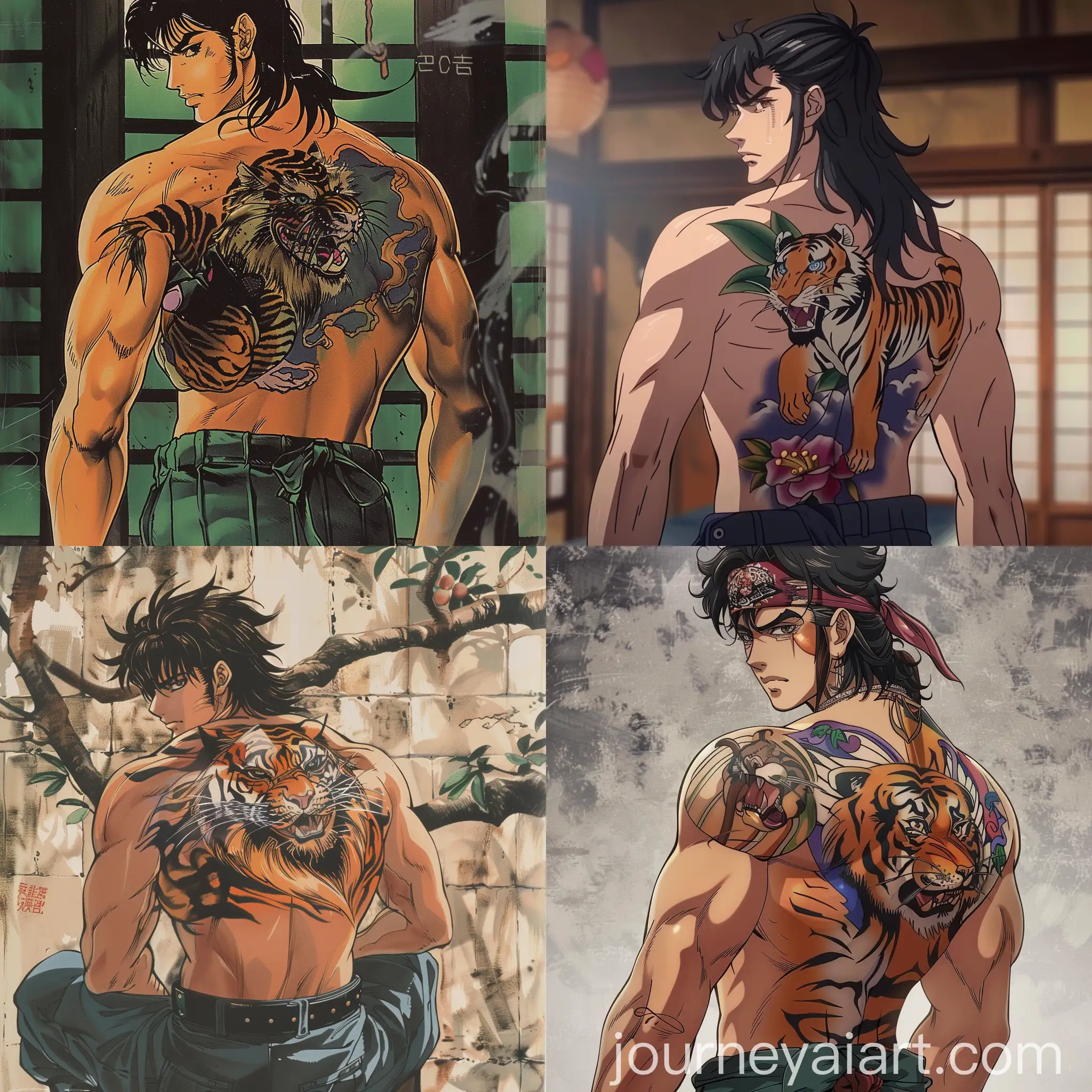 Shiryu-Shirtless-with-Fortune-Tiger-Tattoo
