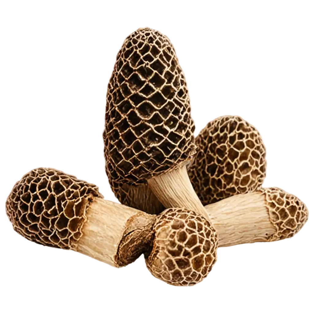 HighQuality-Morel-PNG-Image-Capturing-Natures-Delicacy-in-Crystal-Clear-Detail