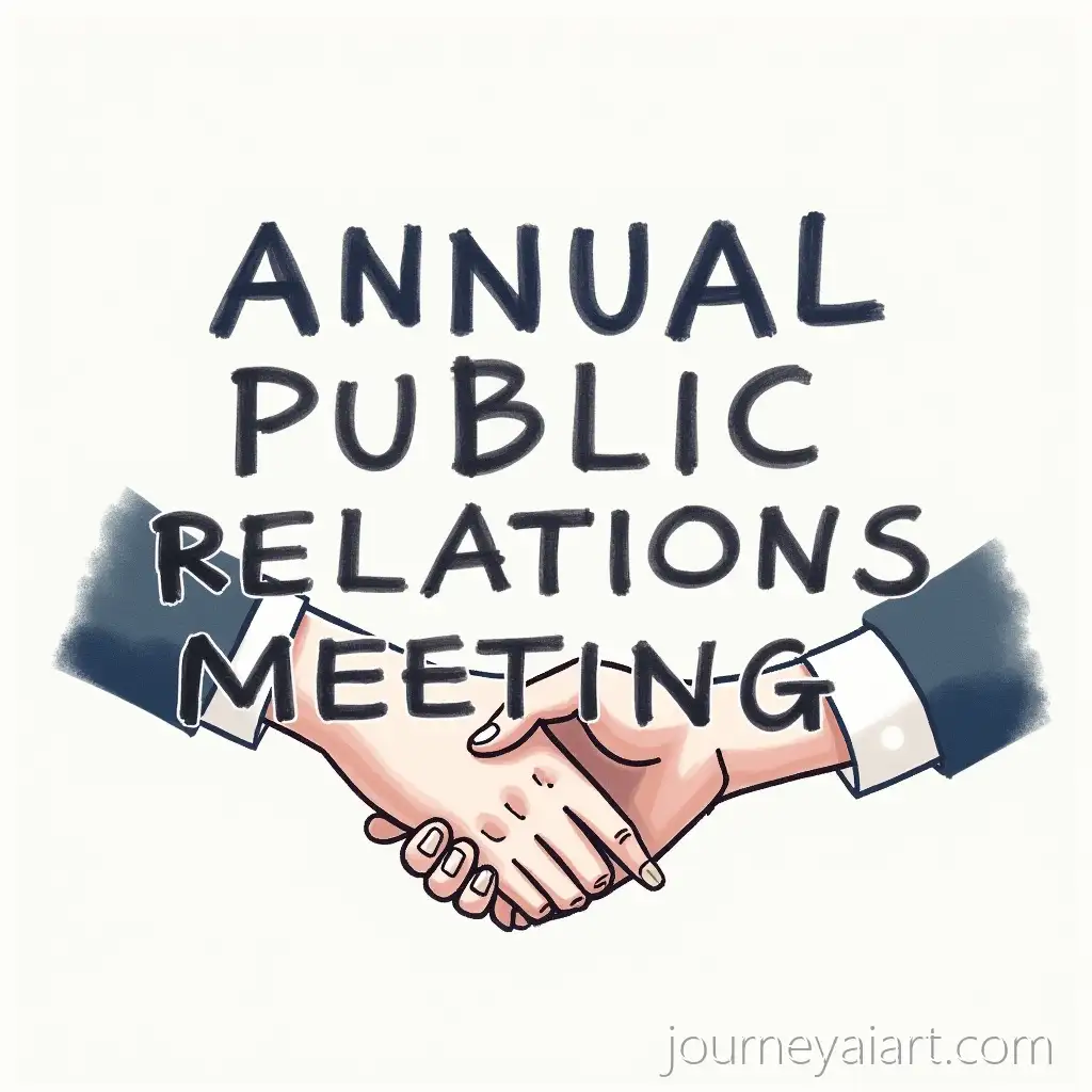 Annual-Public-Relations-Meeting-ShShaking-Hands-Typographyaped-as-Two-Hands-Shaking