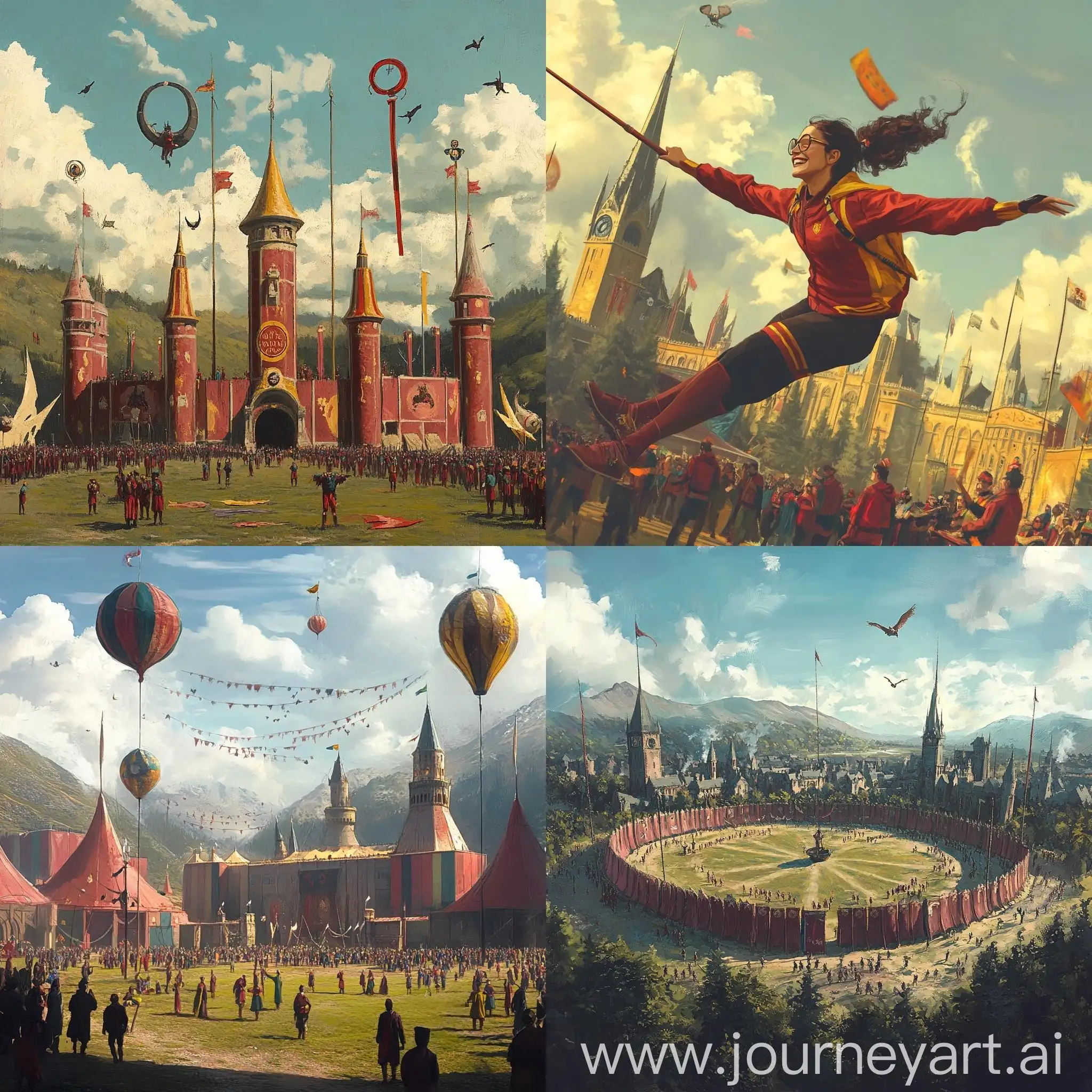 Quidditch-Stadium-Festival-Vibrant-Celebration-of-Magical-Sports