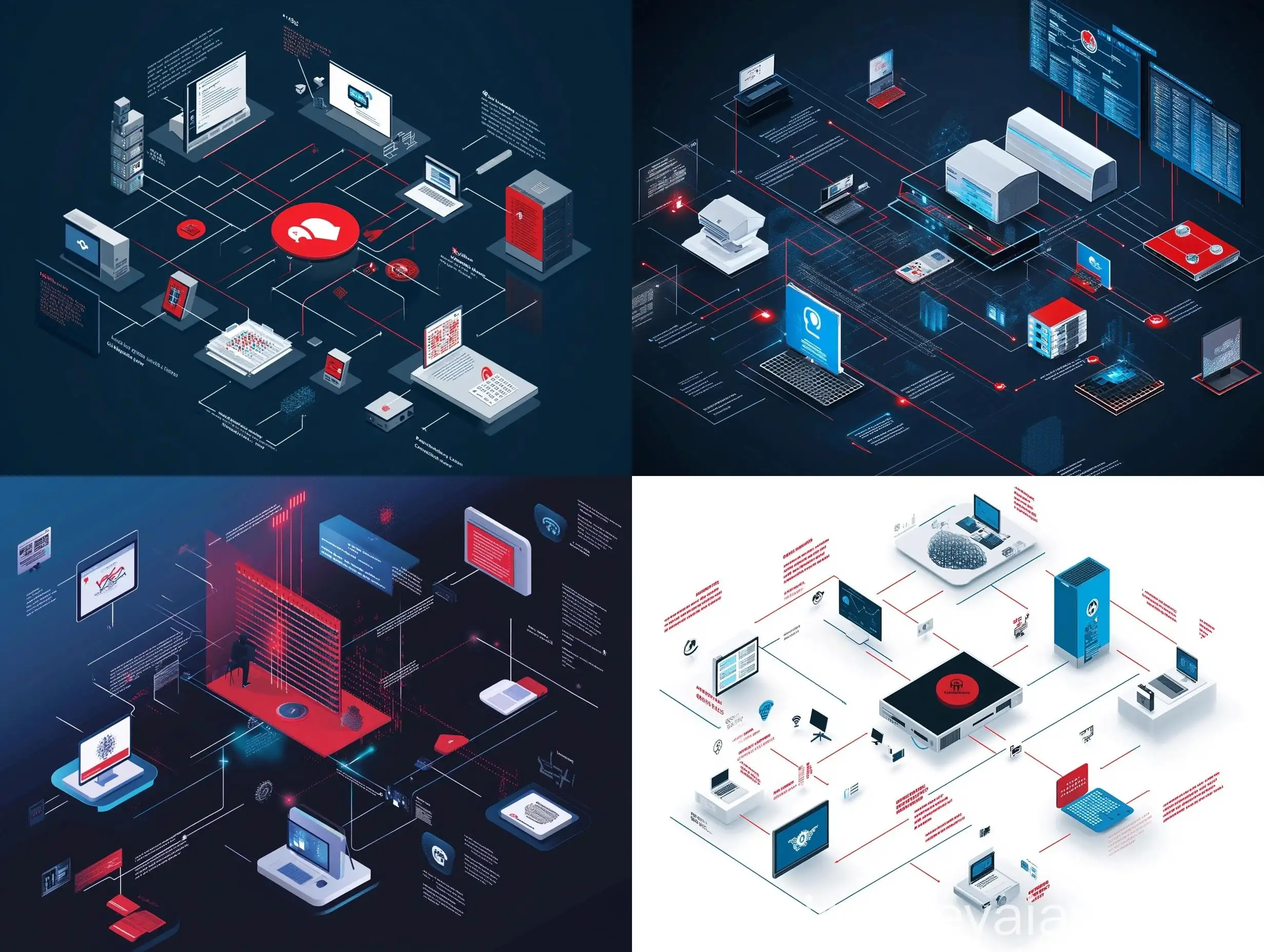 Illustration-Infographics-of-Extended-Detection-and-Response-XDR-Cyber-Defence-Platform