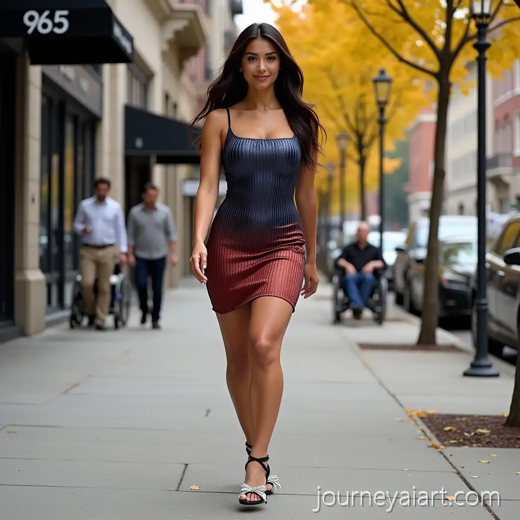 Confident-Glamorous-WomanGlamorous-Woman-Walking-Urban-Street-in-Metallic-Dress-Walking-on-City-Sidewalk-in-Autumn
