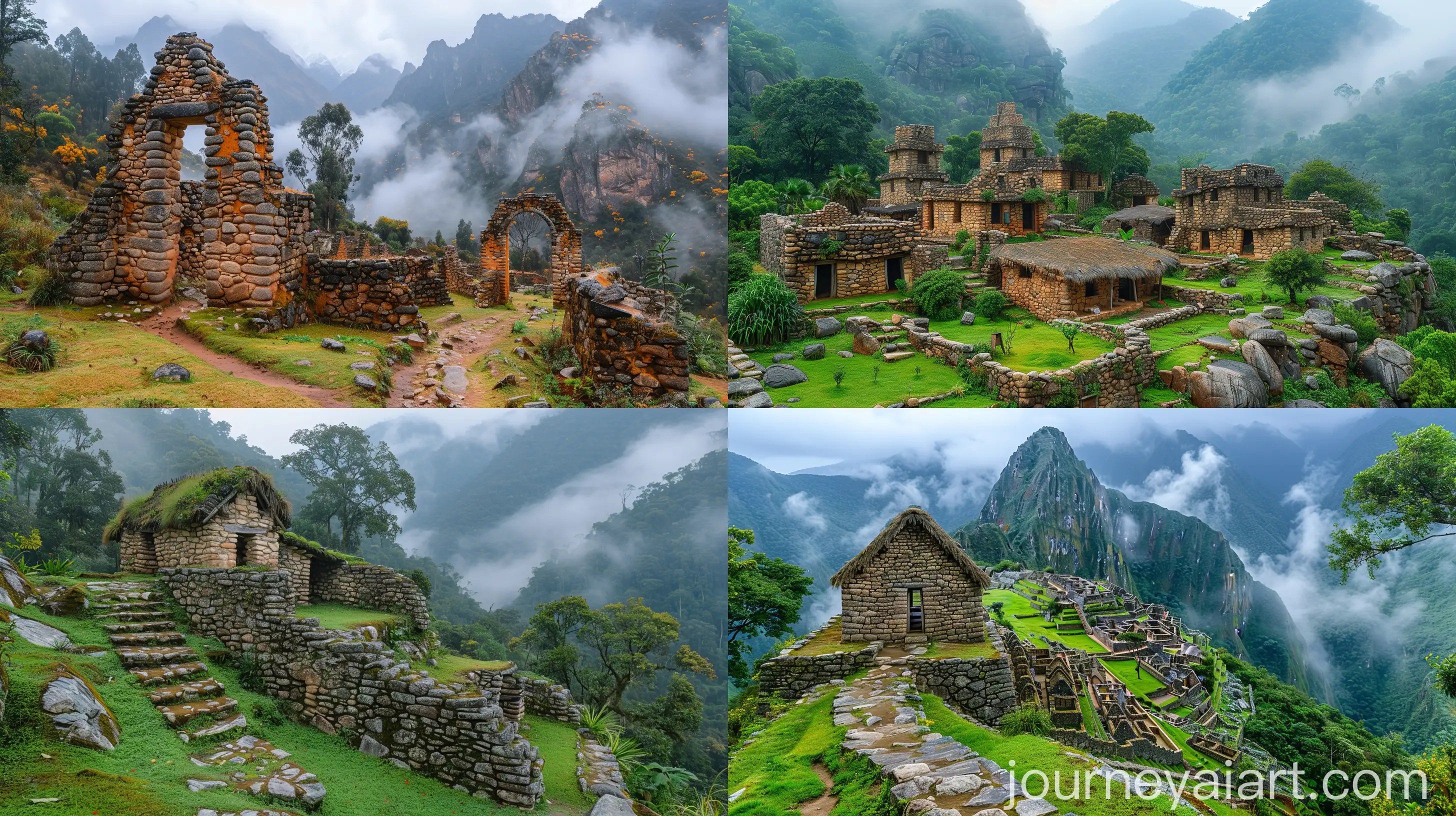Ancient-Inca-City-Ruins-in-Jungle-Mountains